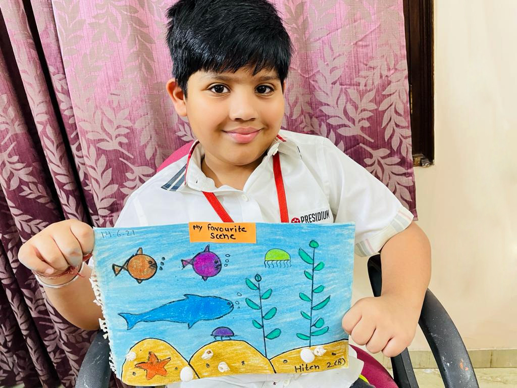 Presidium Indirapuram, PRESIDIANS SHOWCASE THEIR CREATIVE SKILLS WITH THEIR ARTWORK